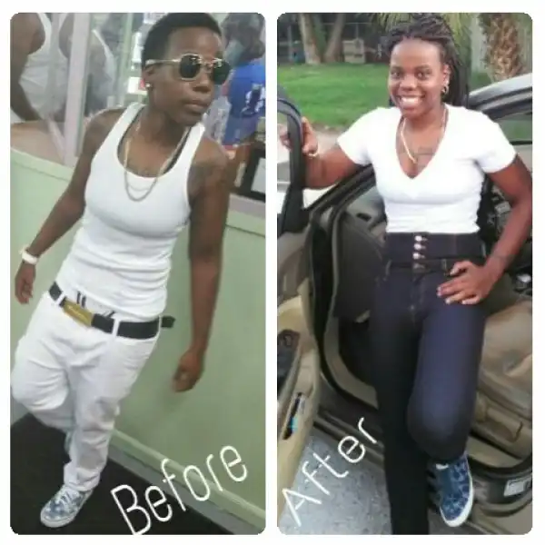 See Lady Who Was Delivered From Lesbianism [See Photos]